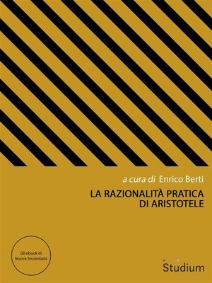 cover image of La razionalità pratica di Aristotele